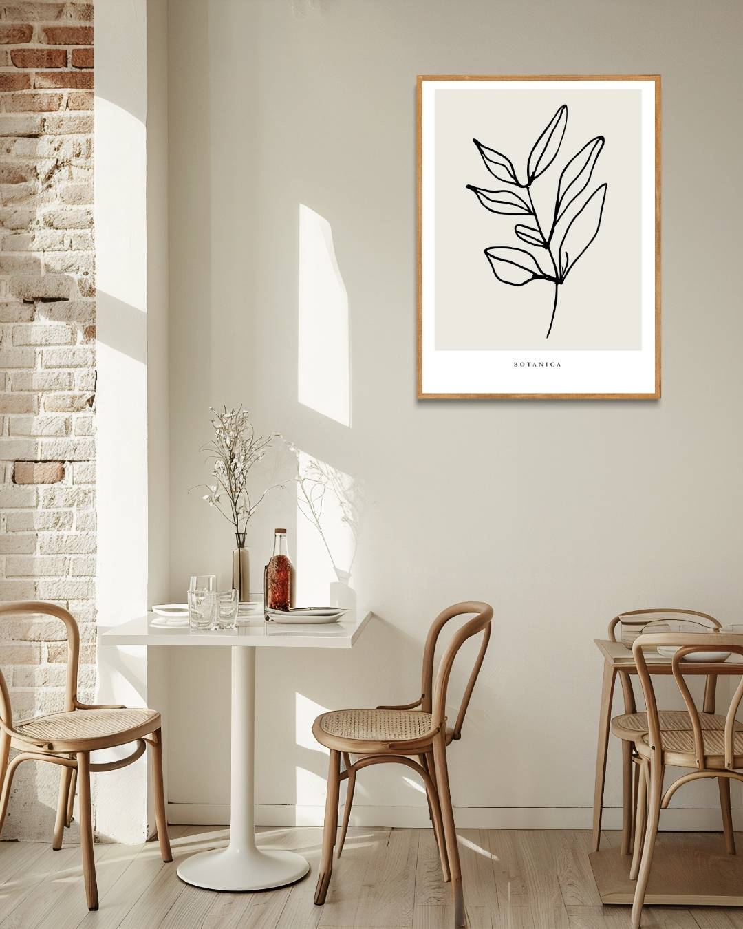 Natuurlijke bloem Poster – staande poster voor modern interieur