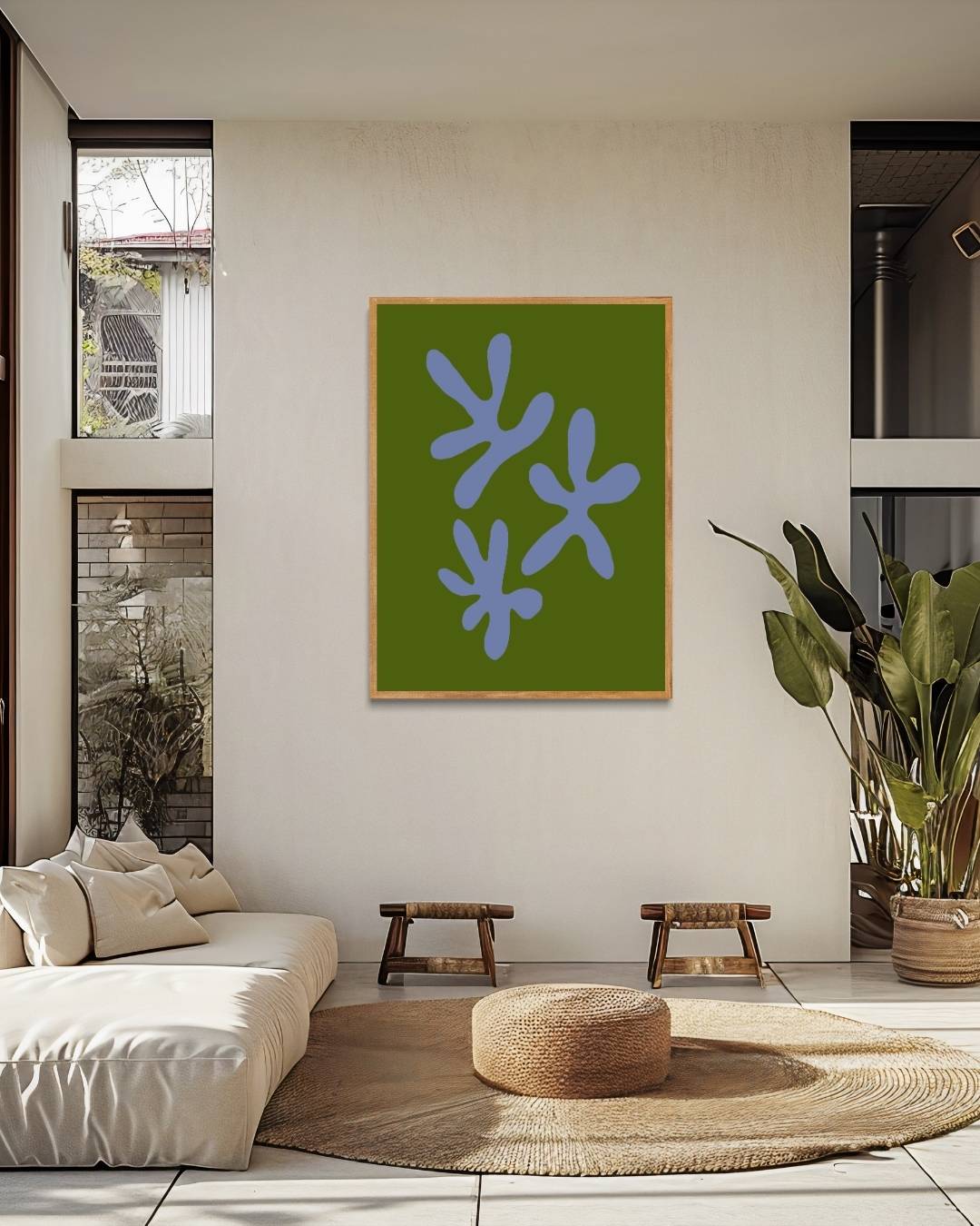 Abstract vormen Poster – staande poster voor modern interieur