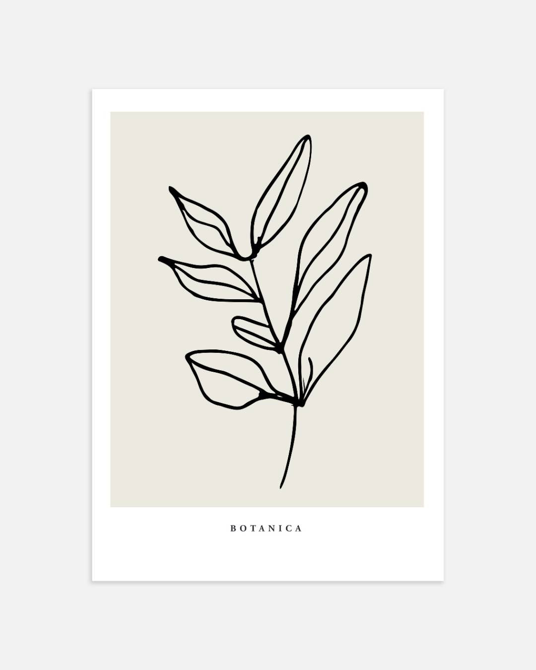 Natuurlijke bloem Poster – portret wanddecoratie van WallArtistic