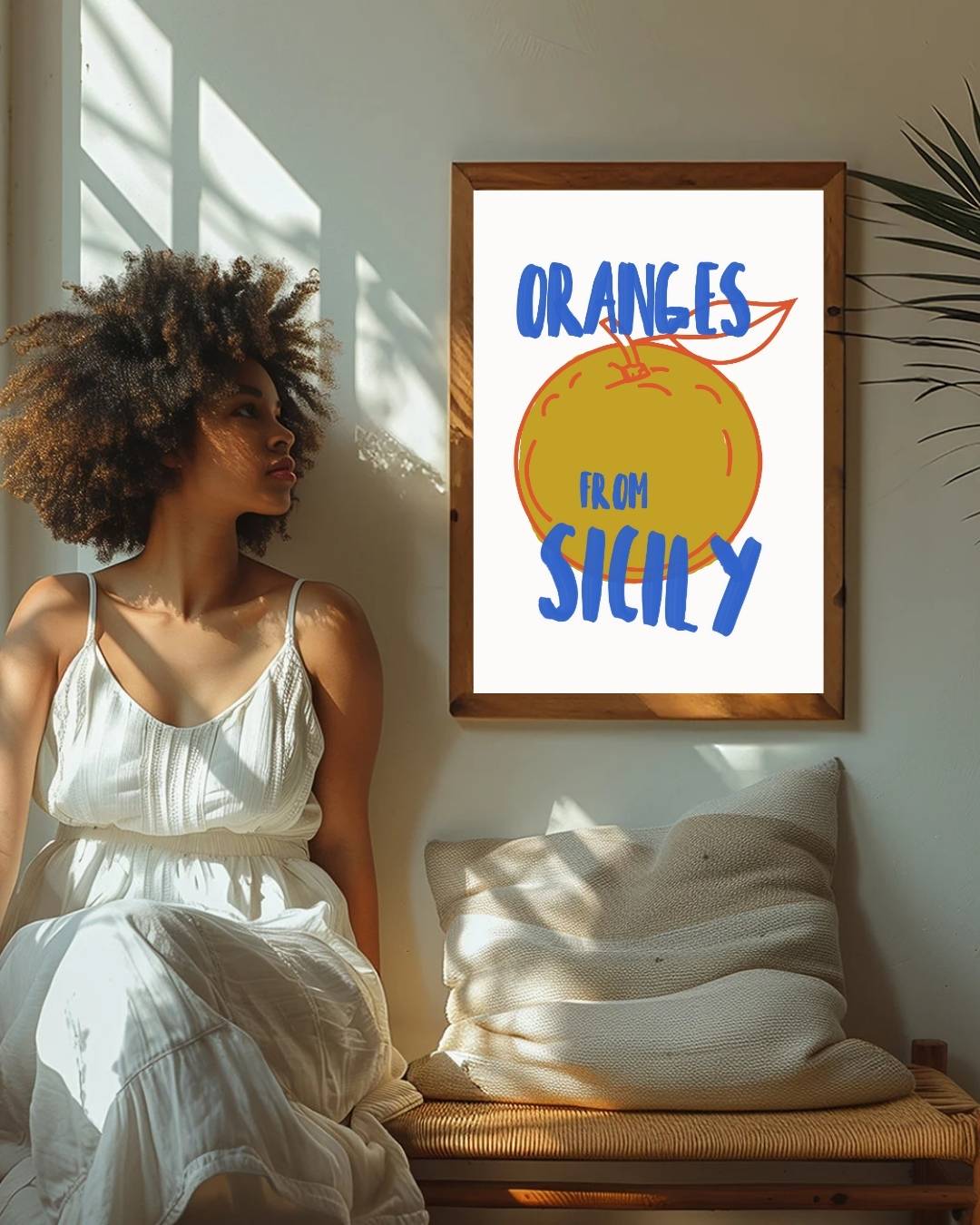 Oranges from Sicily Poster – portret wanddecoratie van WallArtistic