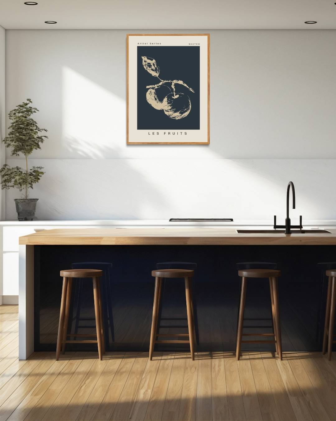 Les fruits Poster Kunstwerk – staande poster voor modern interieur
