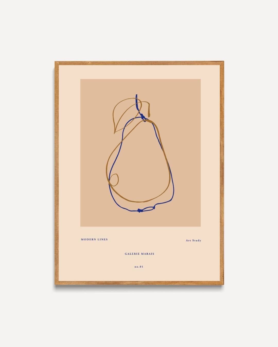 Abstracte fruitstudie Poster – portret poster als wanddecoratie