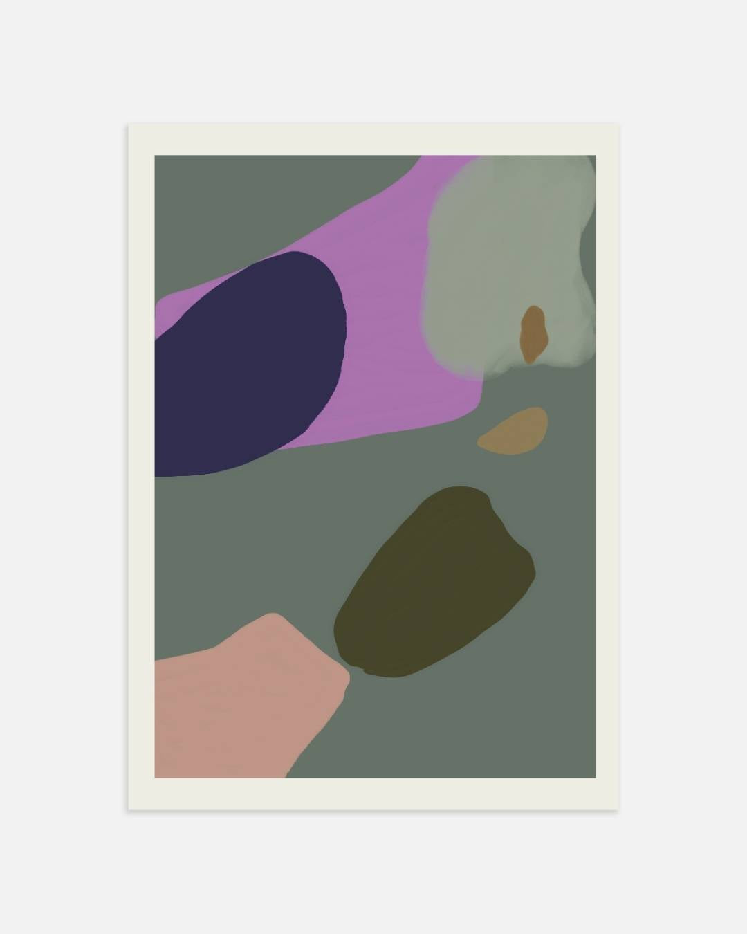 Abstracte harmonie Poster – portret wanddecoratie van WallArtistic