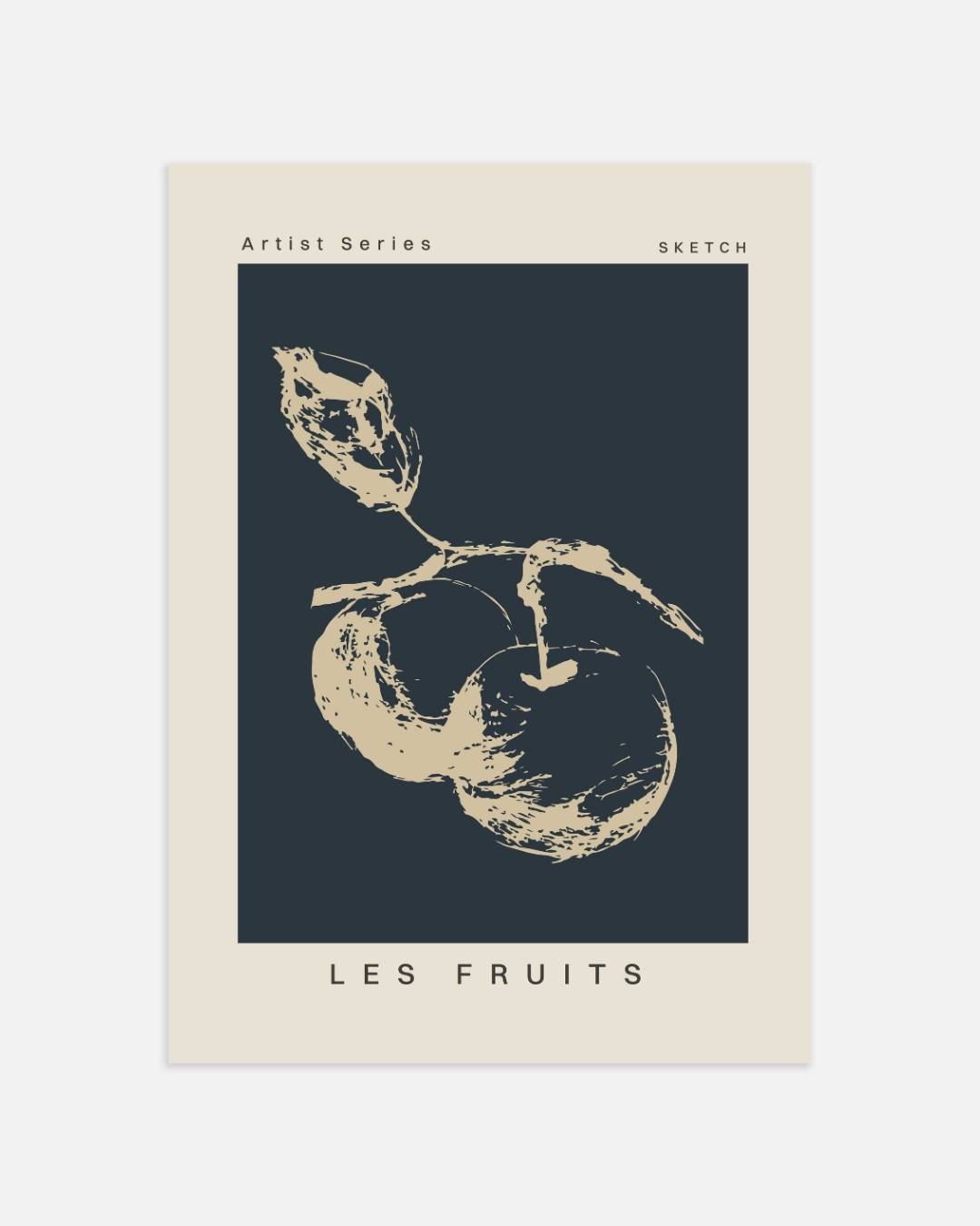 Les fruits Poster Kunstwerk – portret wanddecoratie van WallArtistic