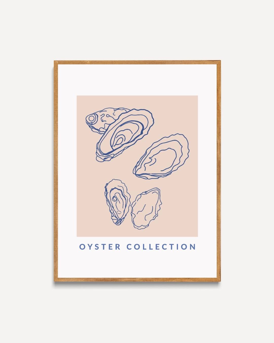 Oyster Collection Poster – portret poster als wanddecoratie