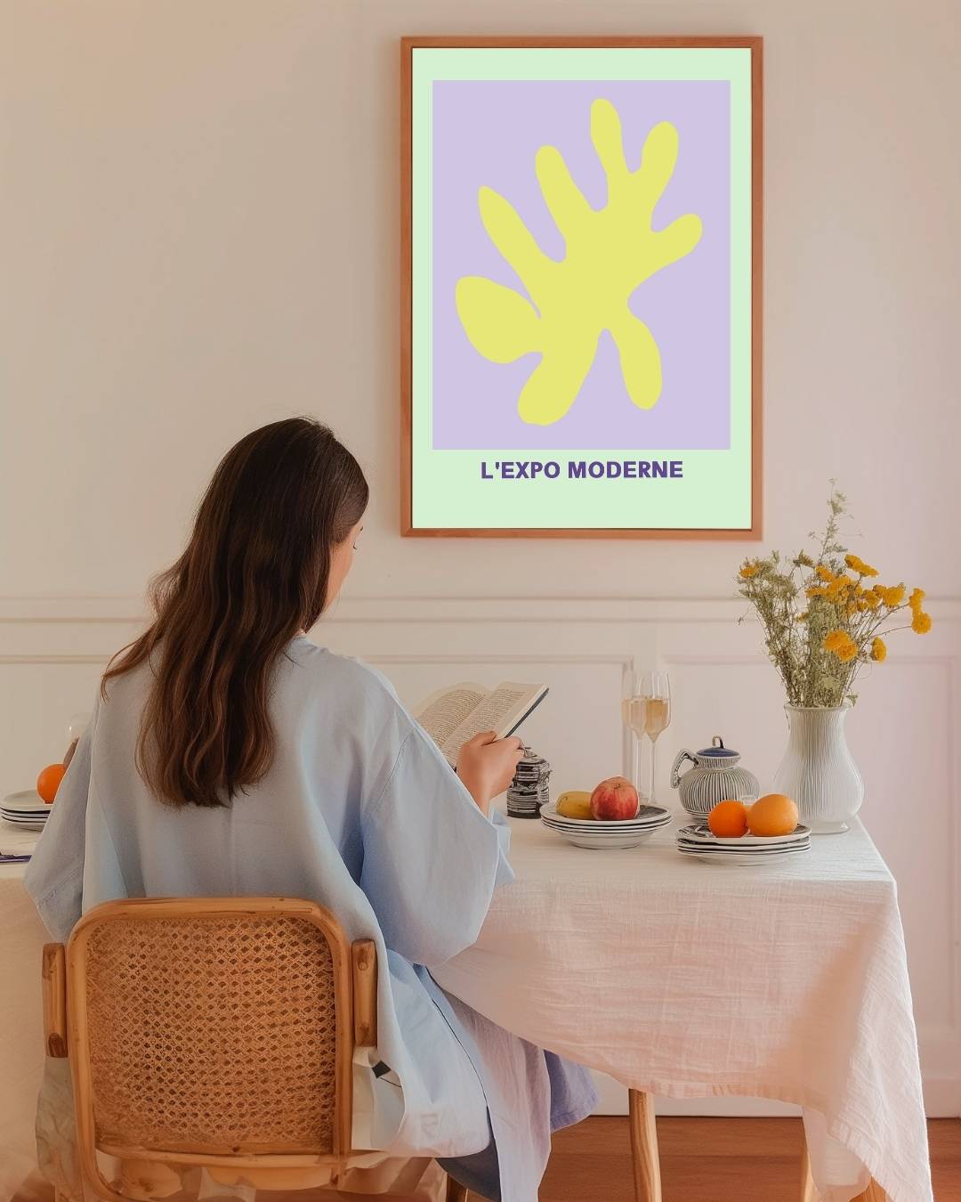 L'Expo Moderne Poster – staande poster voor modern interieur