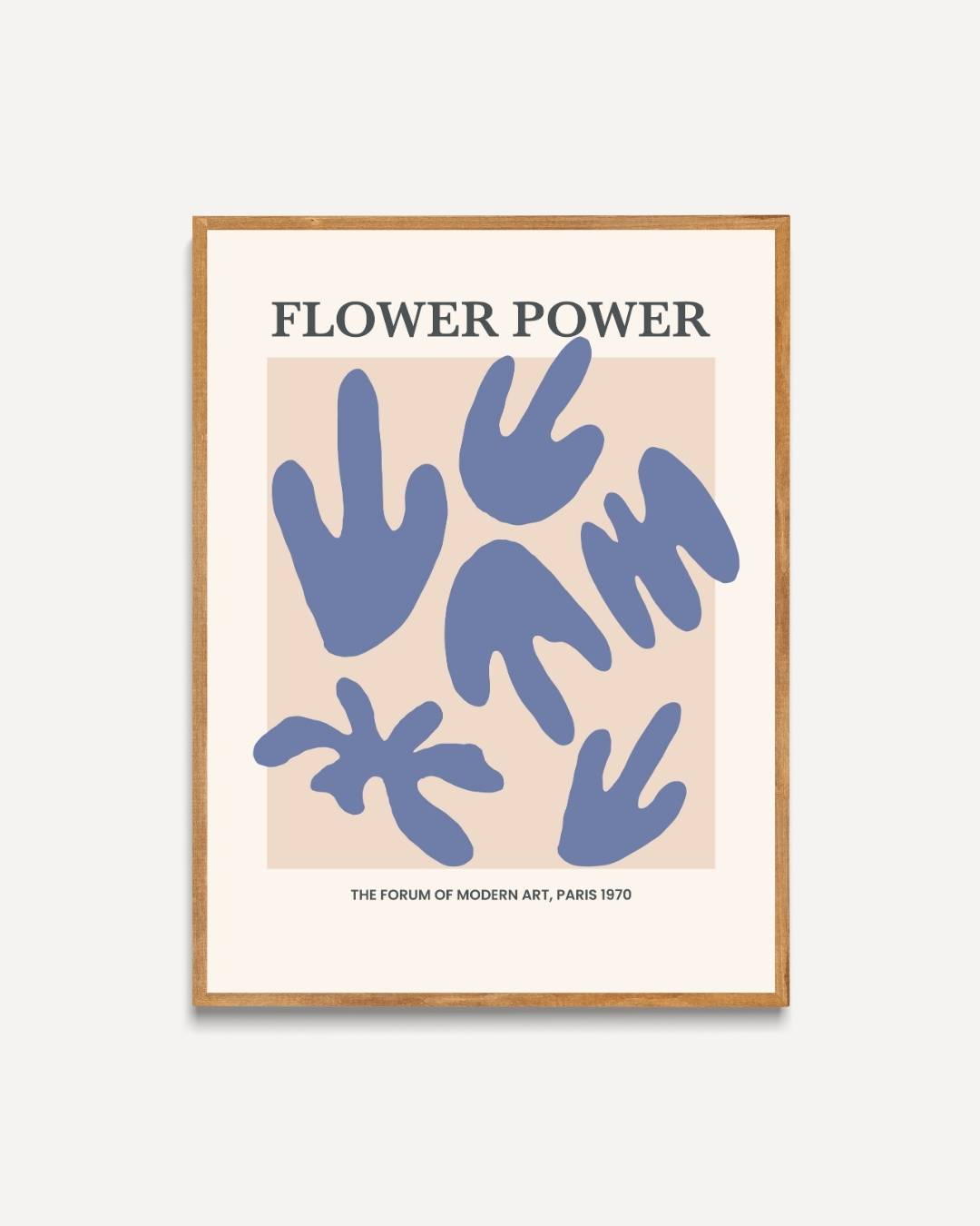 Flower Power Poster – portret poster als wanddecoratie