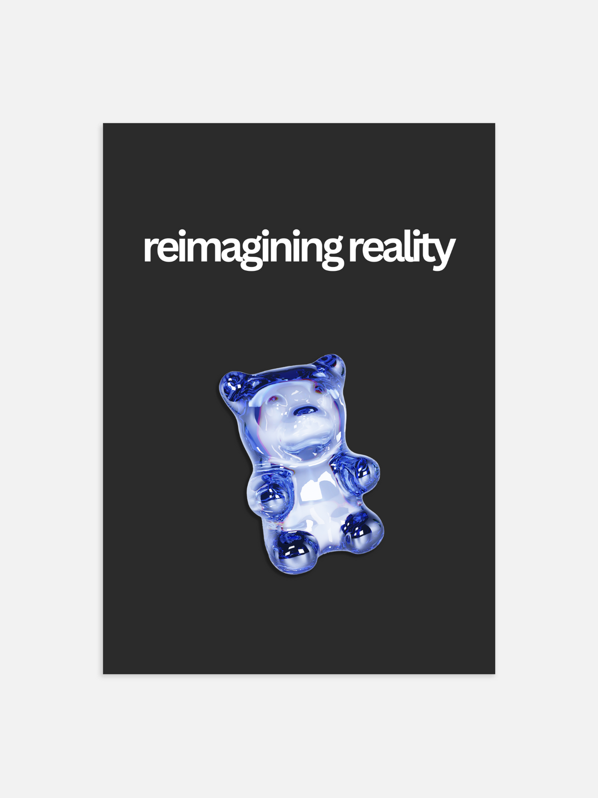 Reimagining reality Poster – portret poster als wanddecoratie