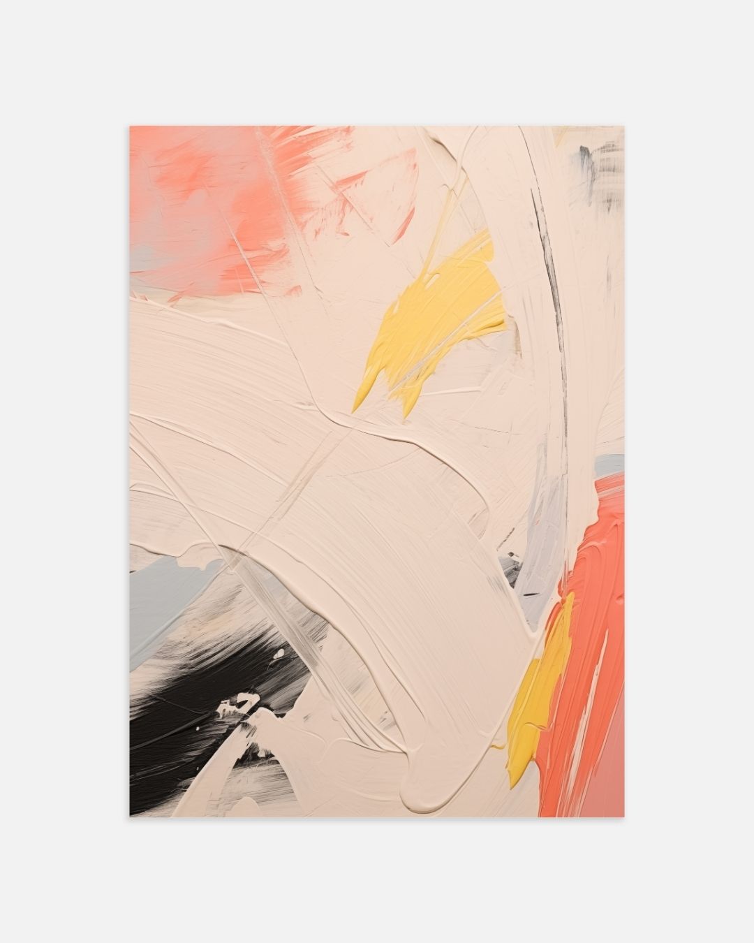 Levendige Expressie Posterset – tweedelige poster set voor modern interieur