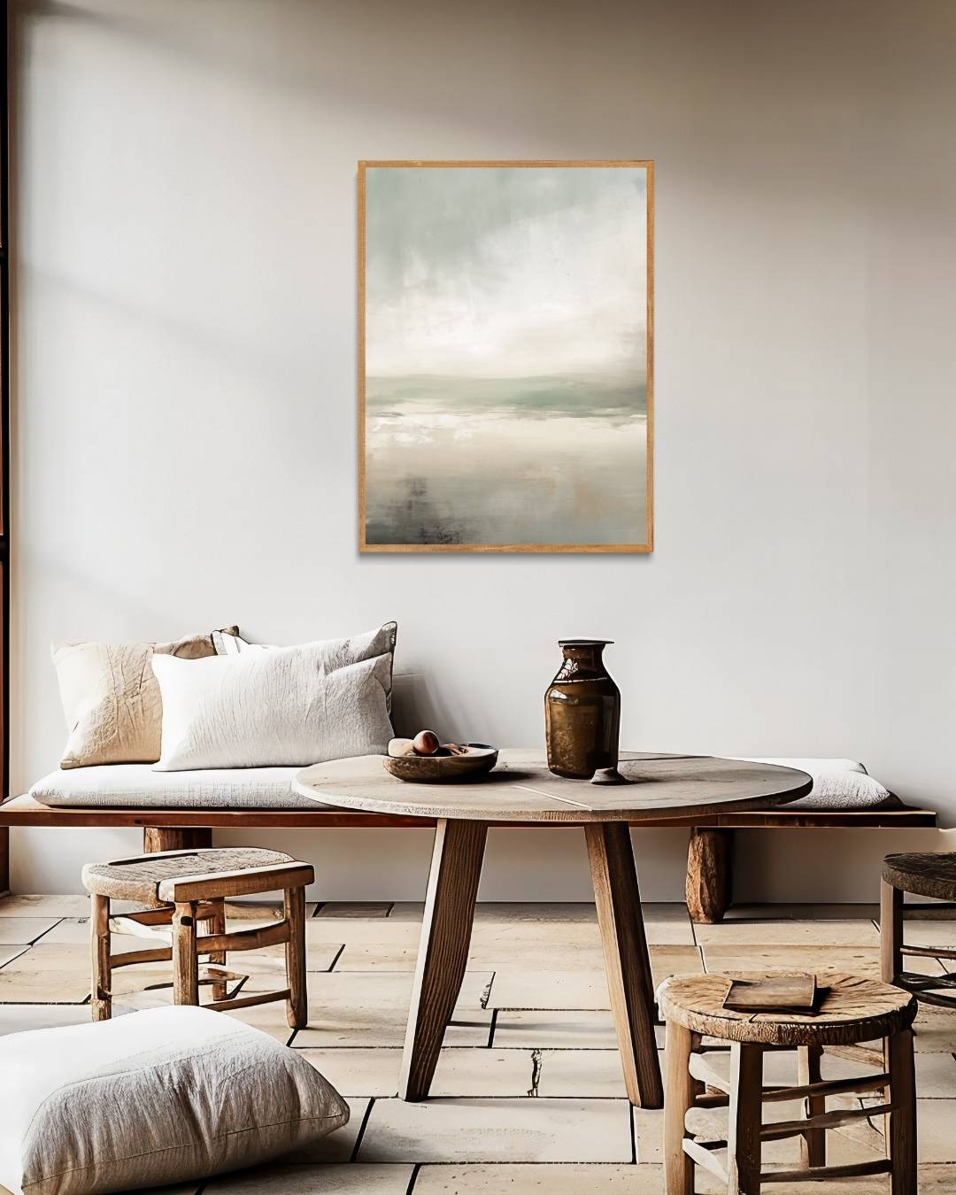 Landschapstinten Poster – staande poster voor modern interieur