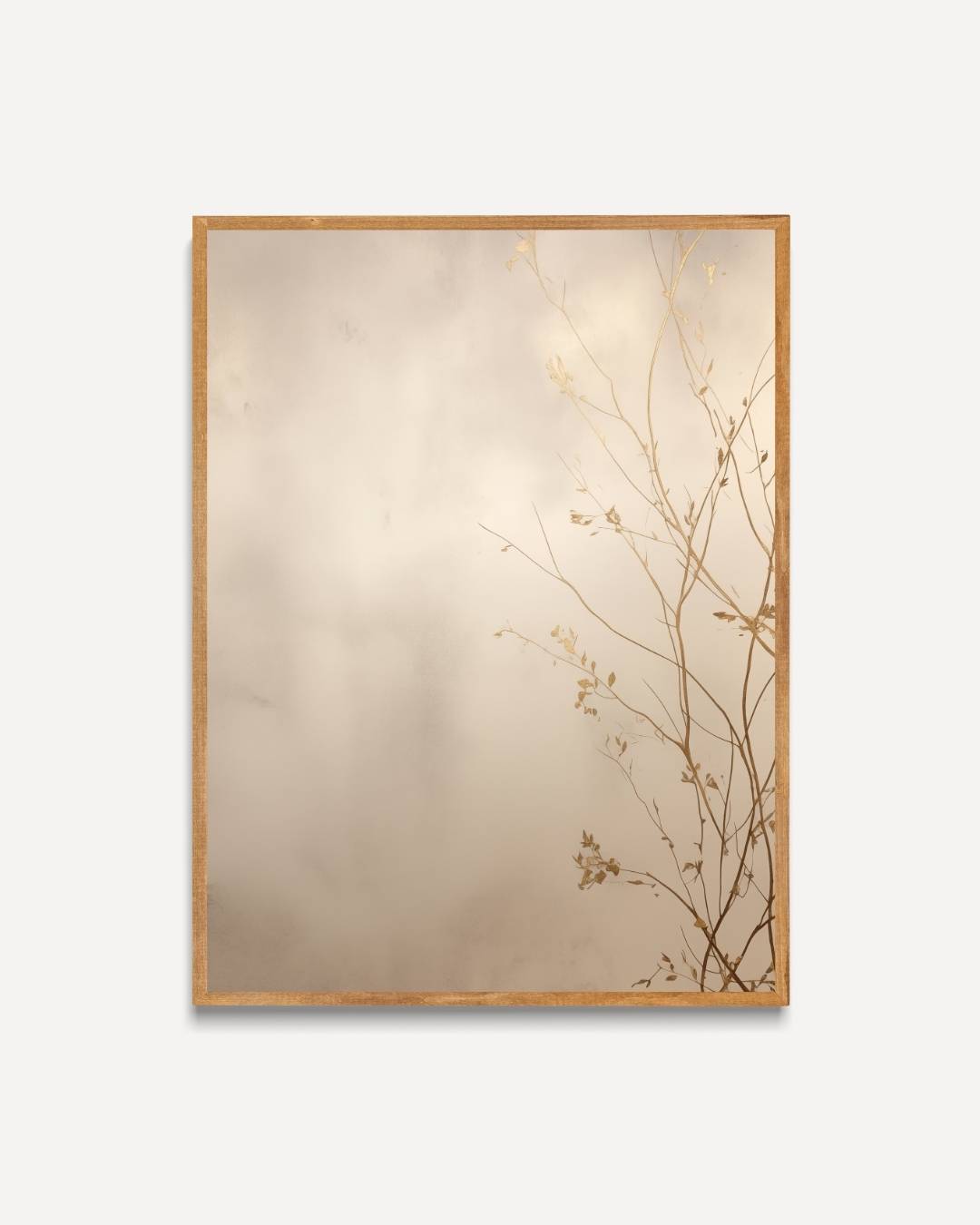 Minimalistische takken Poster – portret poster als wanddecoratie