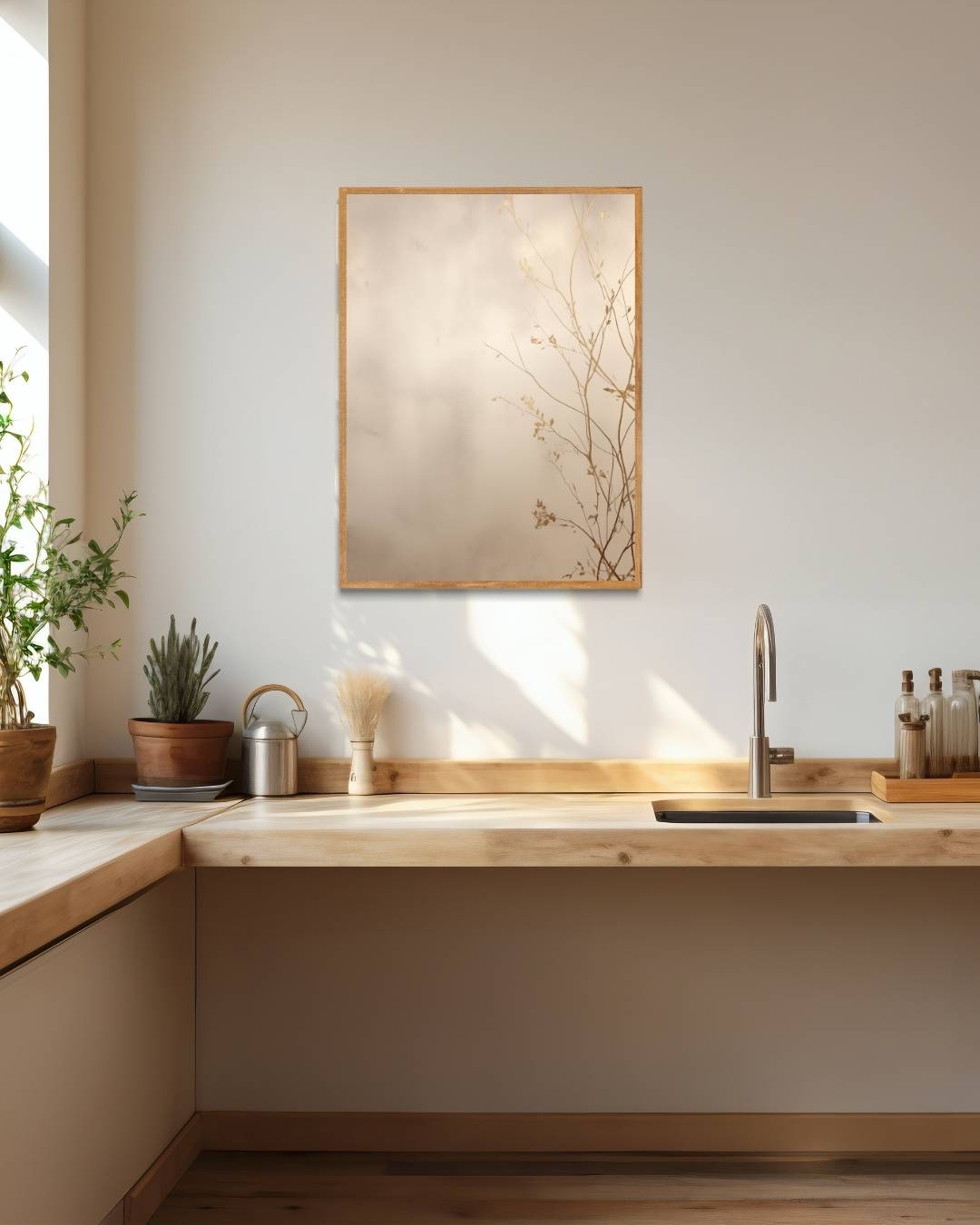 Minimalistische takken Poster – staande poster voor modern interieur