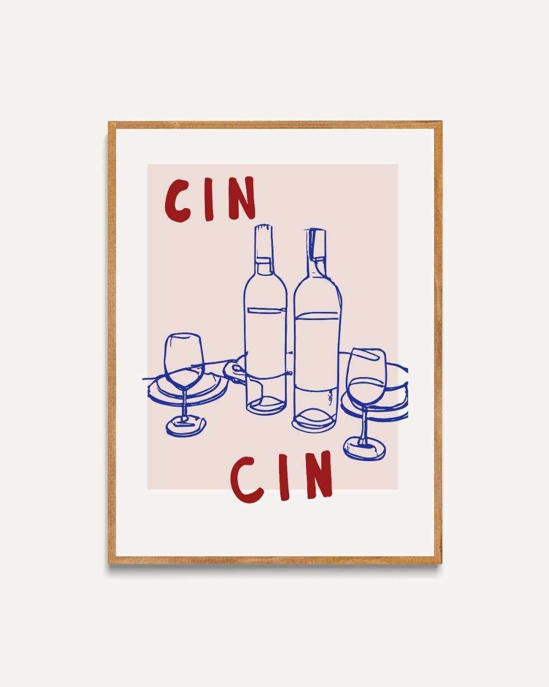 Cin cin Poster – portret poster als wanddecoratie