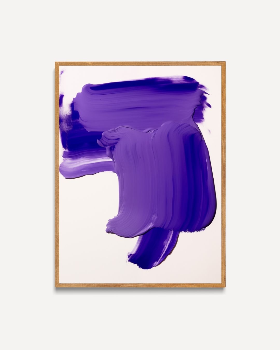 Purple brushstroke Poster – portret poster als wanddecoratie