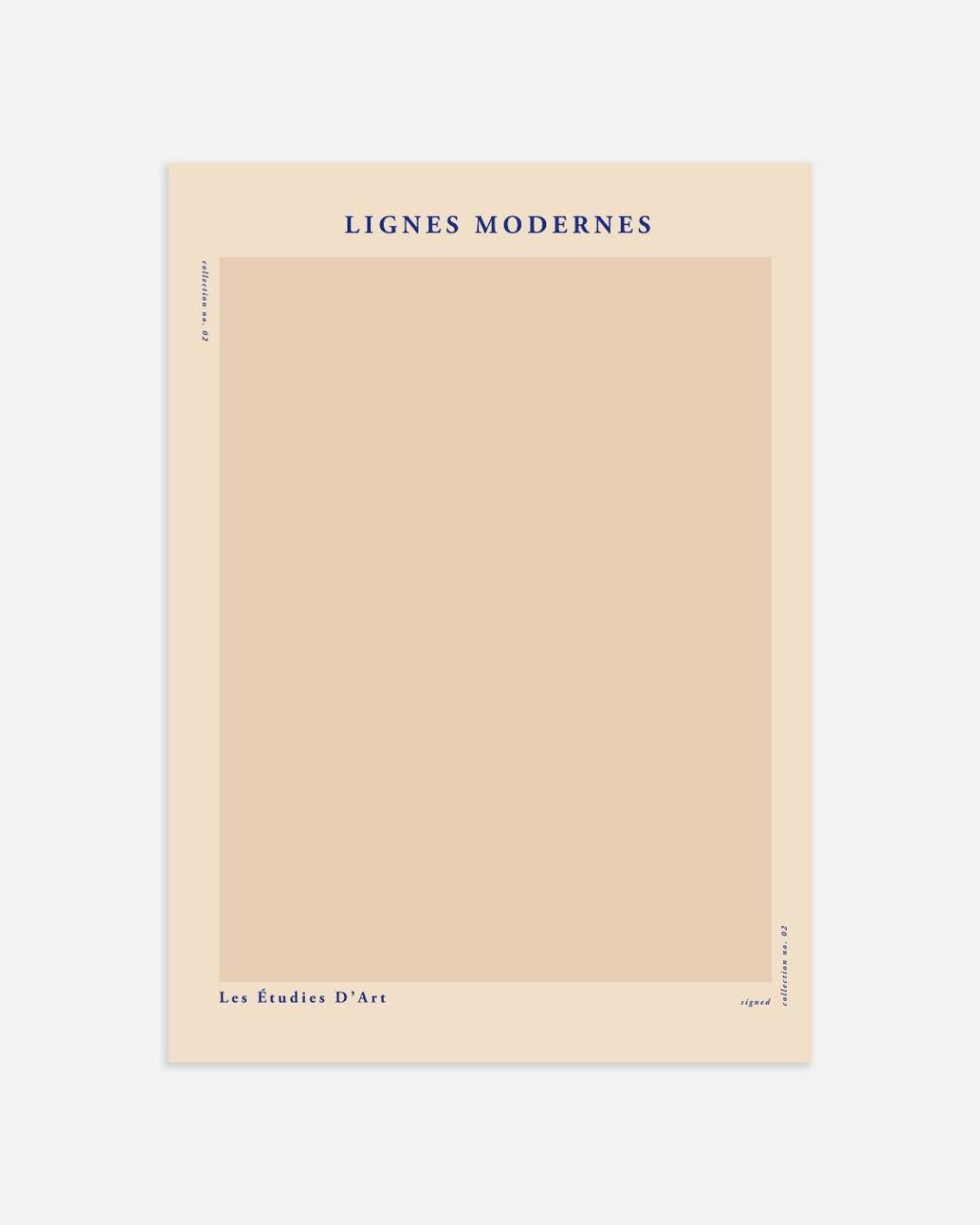 Lignes modernes Poster Kunstwerk – portret wanddecoratie van WallArtistic