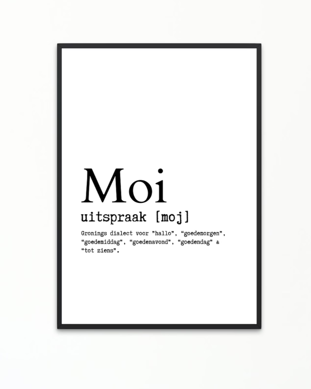 Moi Poster – staande poster voor modern interieur