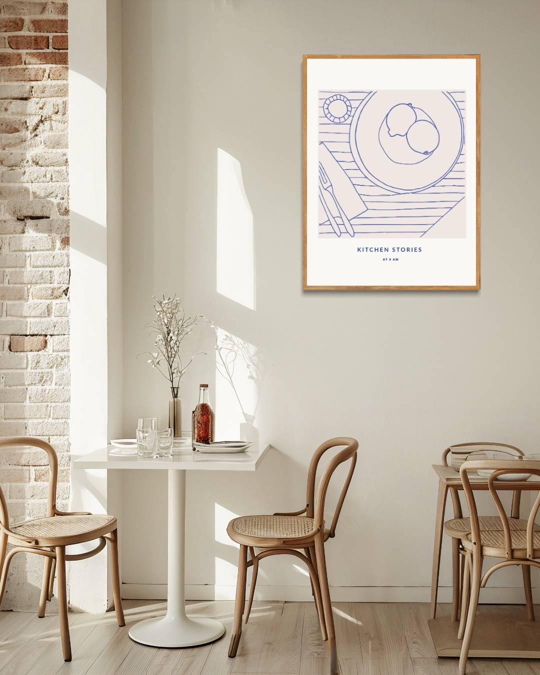 Kitchen breakfast Poster – staande poster voor modern interieur