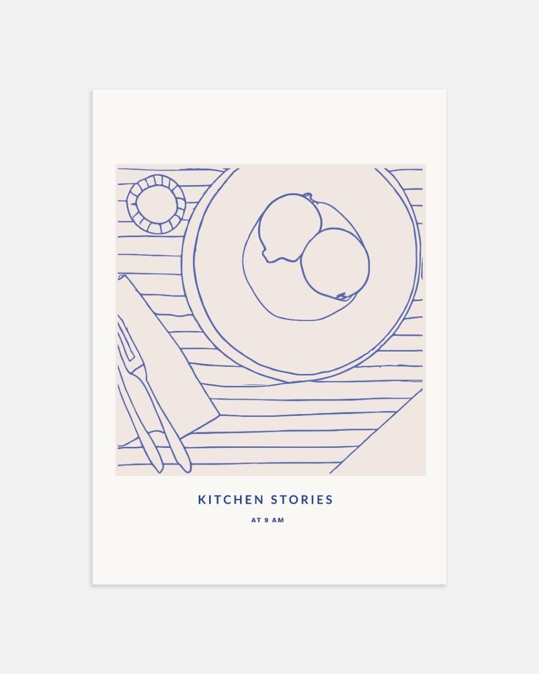 Kitchen breakfast Poster – portret wanddecoratie van WallArtistic