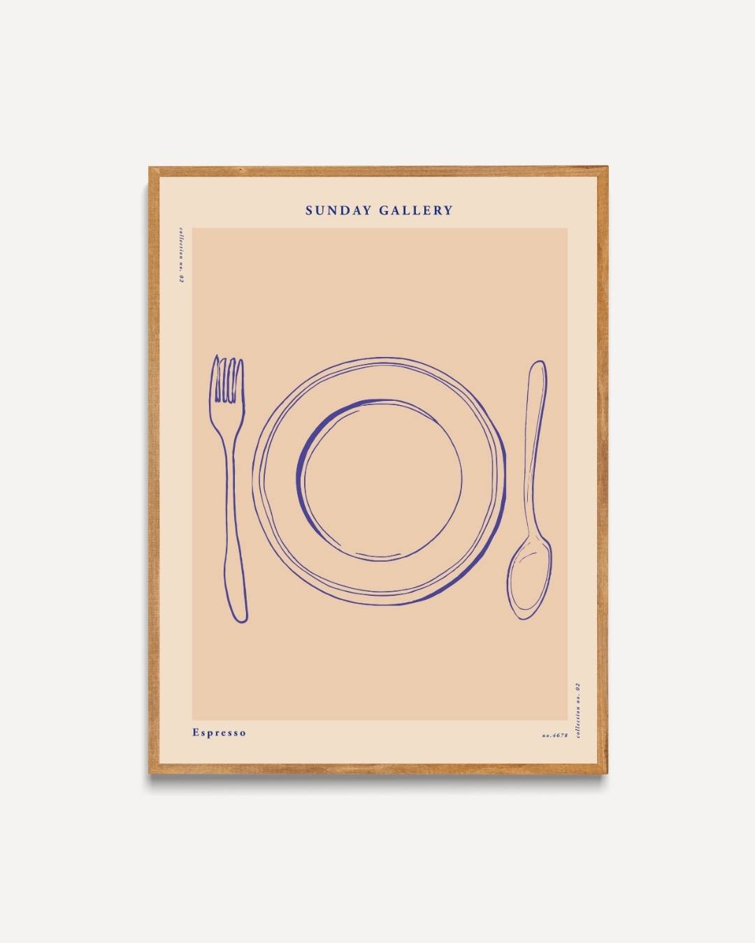 Brunch tafel Poster Kunstwerk – portret poster als wanddecoratie