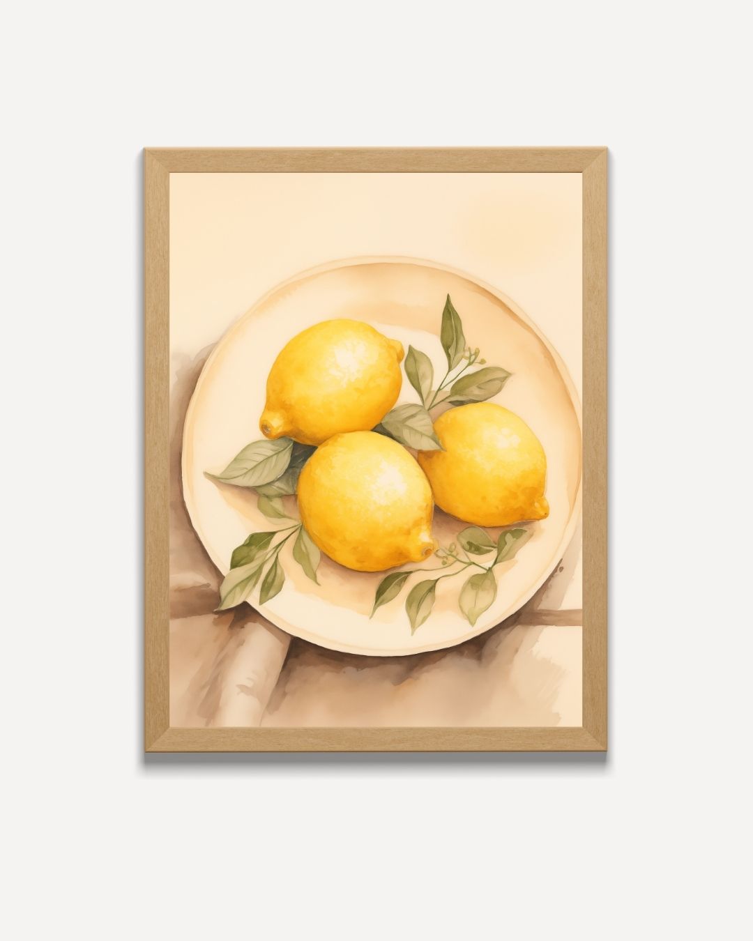 Zomerse Citroenen – portret poster als wanddecoratie