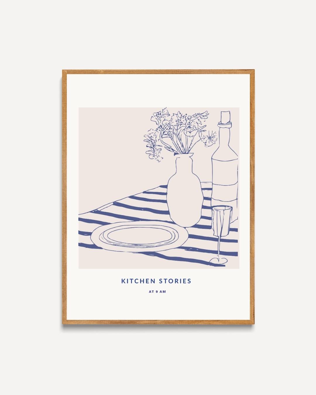 Kitchen stories Poster – portret poster als wanddecoratie