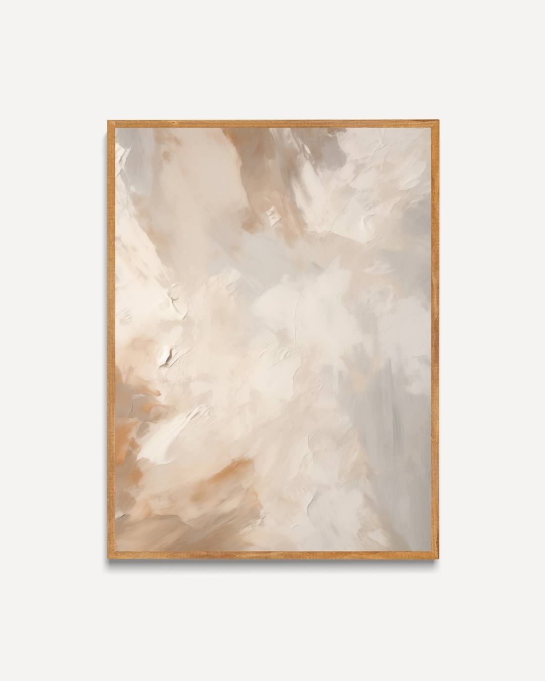 Neutrale tinten abstractie Poster – portret poster als wanddecoratie