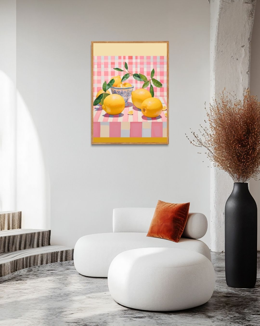 Citroenfeest Poster – staande poster voor modern interieur