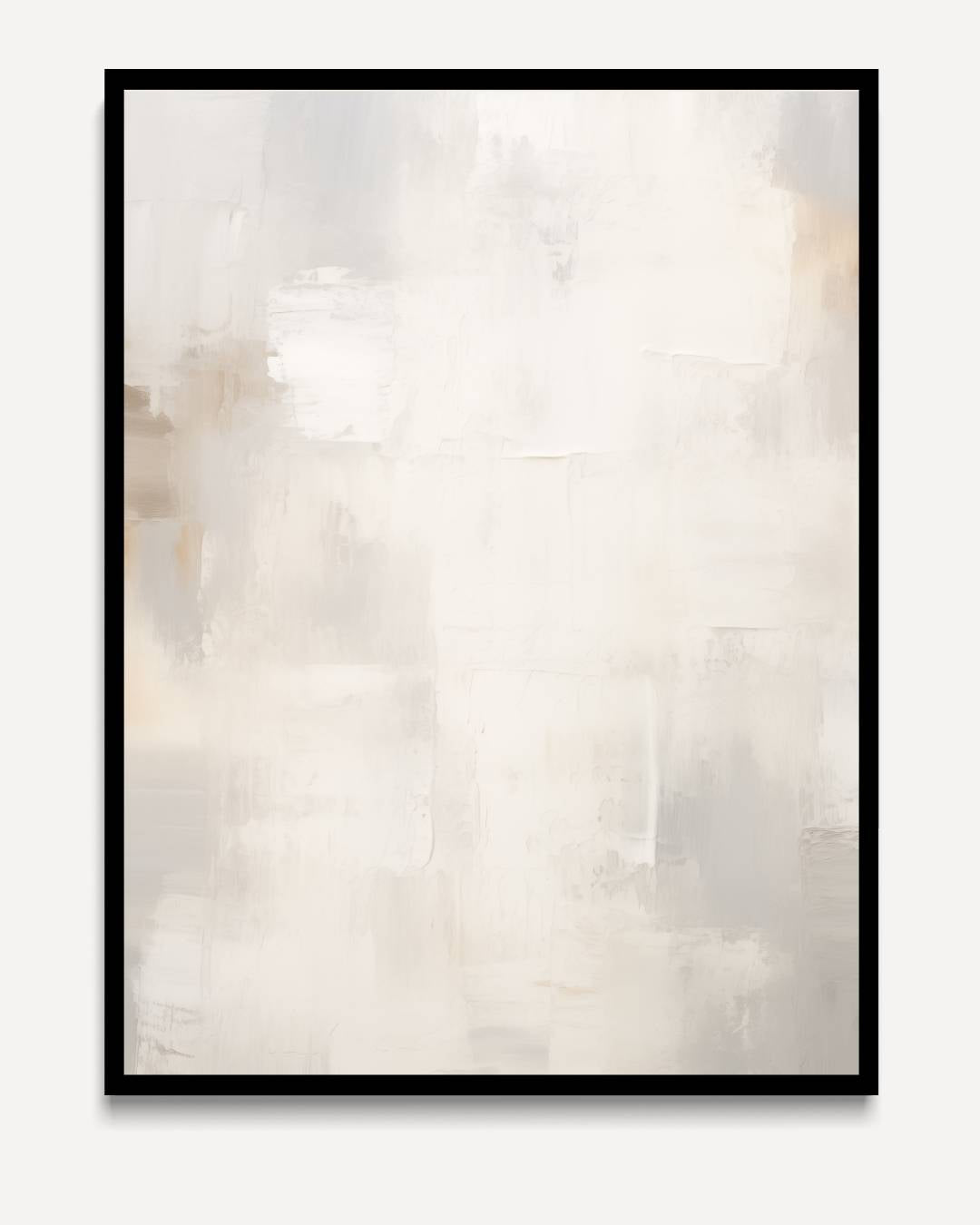 Lichte abstracte structuur – portret kunstwerk als wanddecoratie