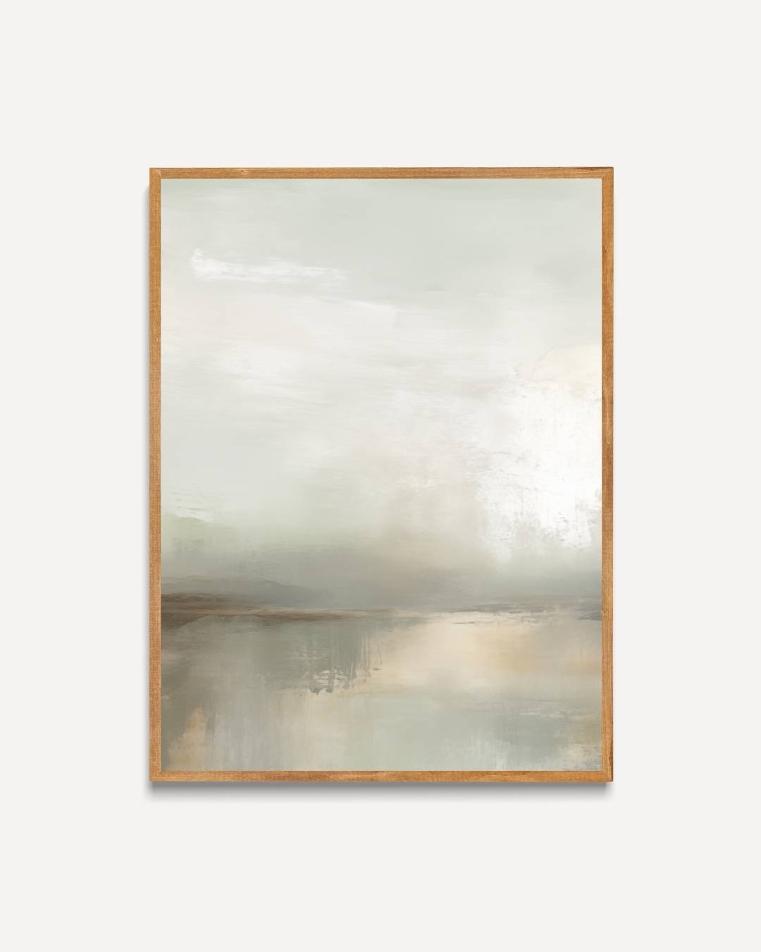 Mistige landschappen in zachte tonen Poster – portret poster als wanddecoratie