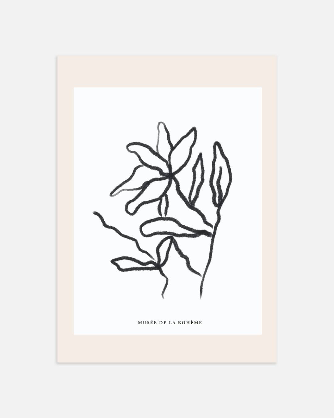 Floral elegance Poster – portret wanddecoratie van WallArtistic