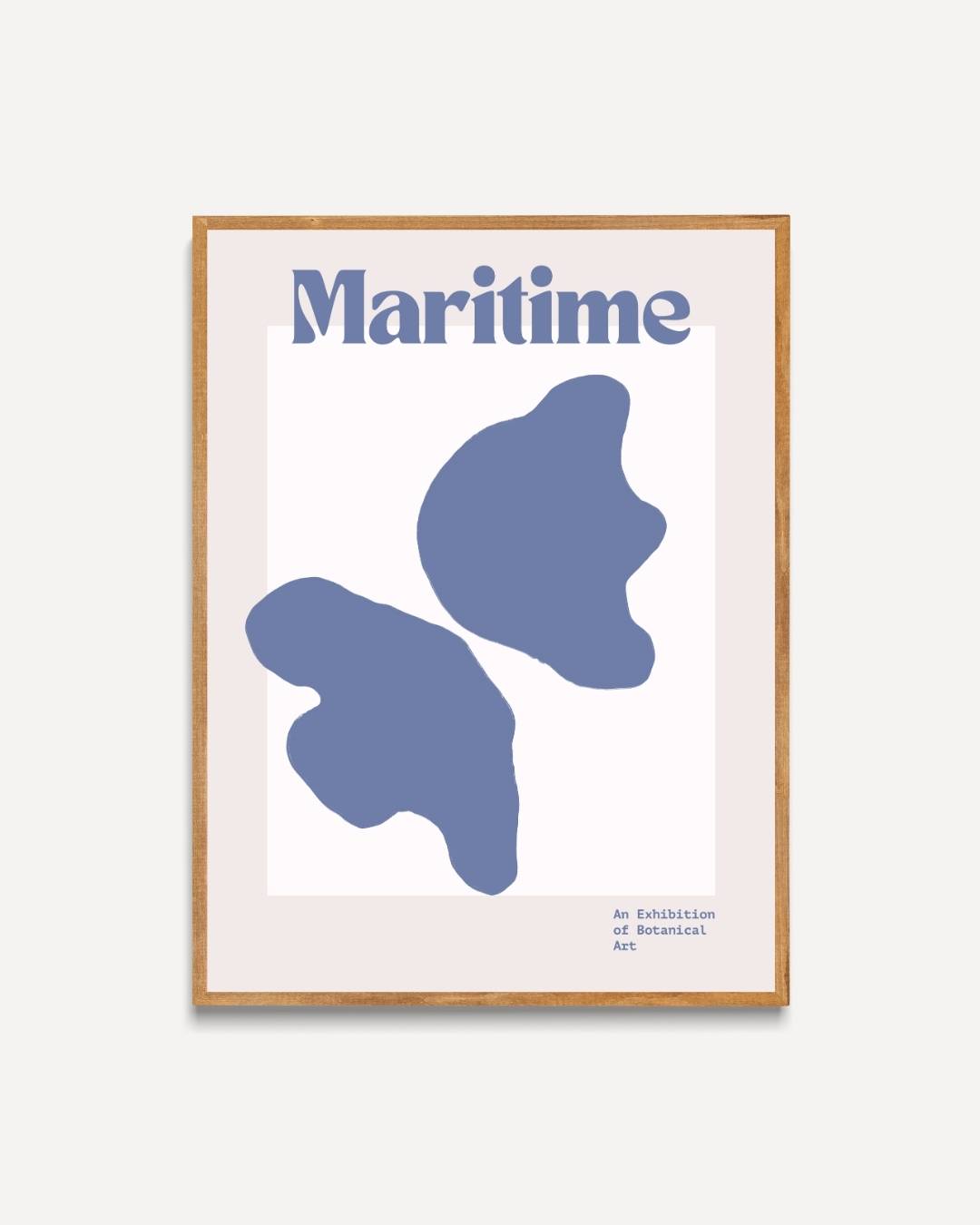 Maritime botanical Poster – portret poster als wanddecoratie
