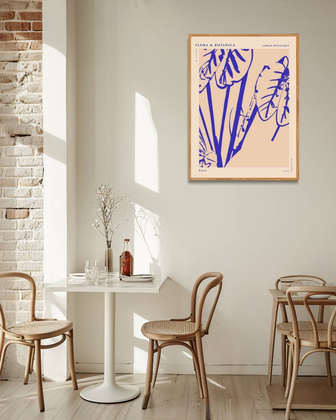 Flora botanica Poster Kunstwerk – staande poster voor modern interieur