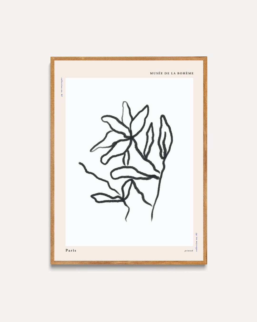 Botanische harmonie Poster – portret poster als wanddecoratie