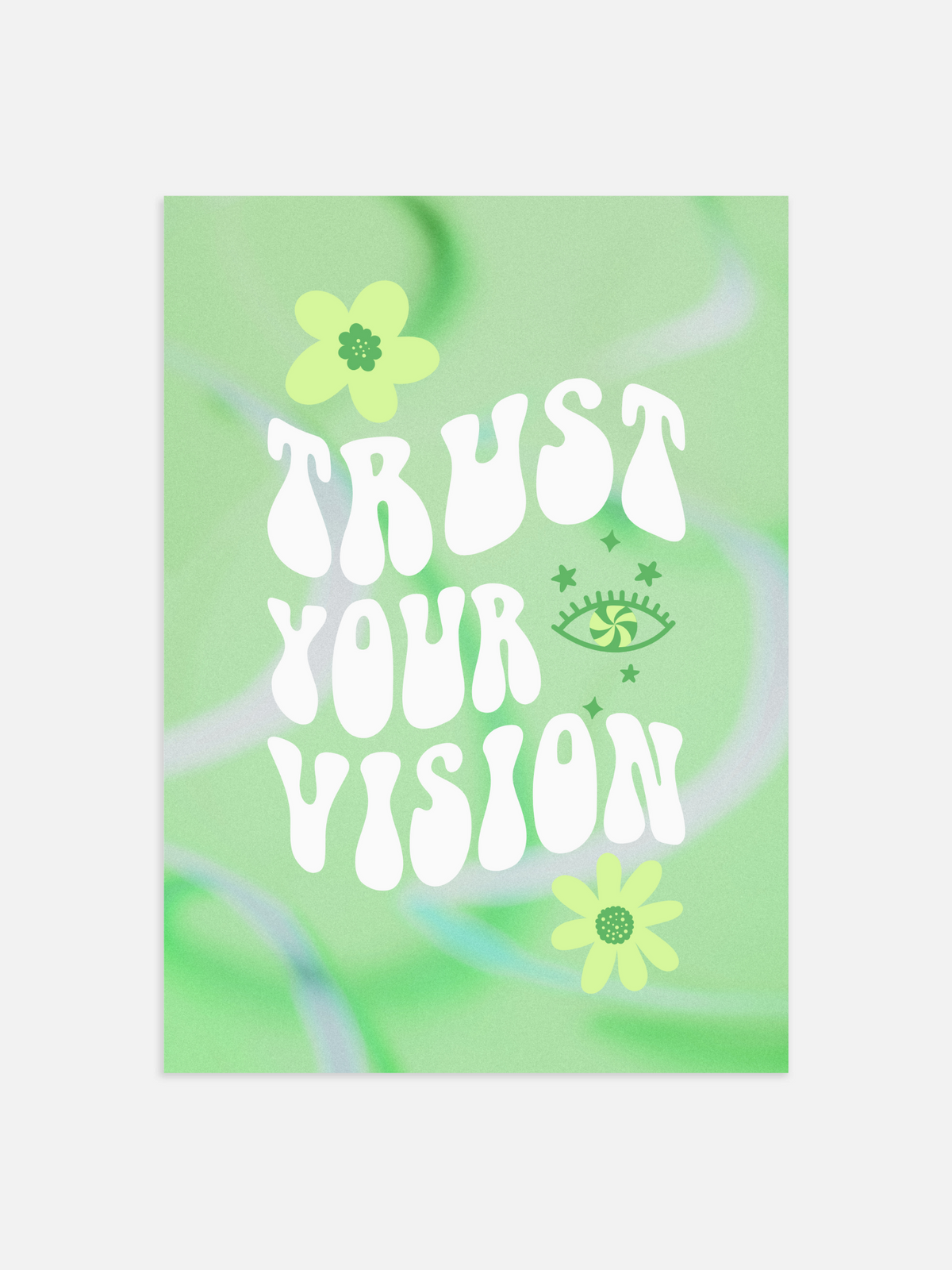Trust your vision Poster – portret poster als wanddecoratie