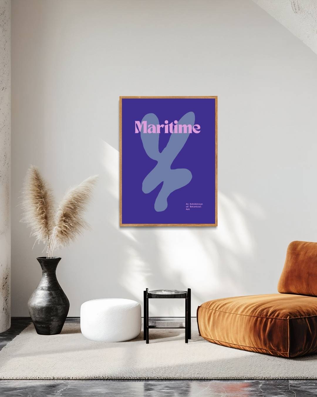 Sea form Poster – staande poster voor modern interieur