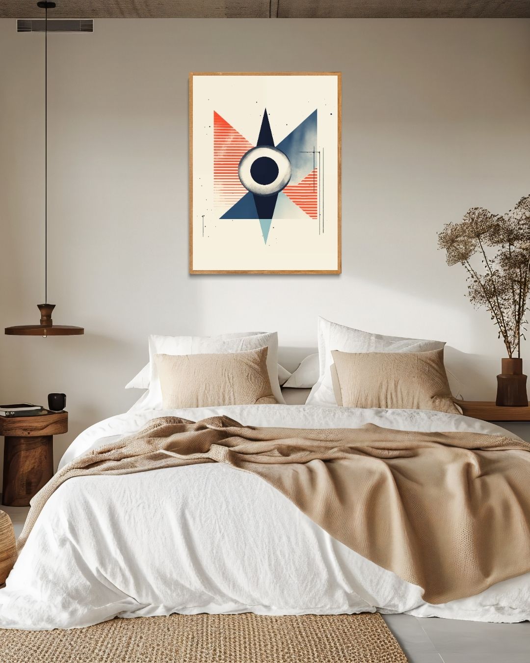 Abstract oog Poster – staande poster voor modern interieur