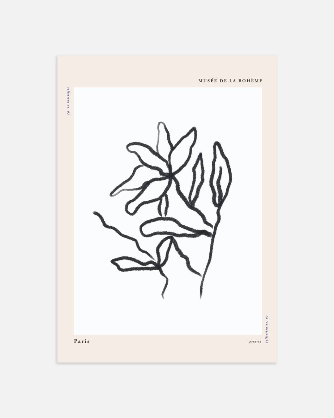 Botanische harmonie Poster – portret wanddecoratie van WallArtistic