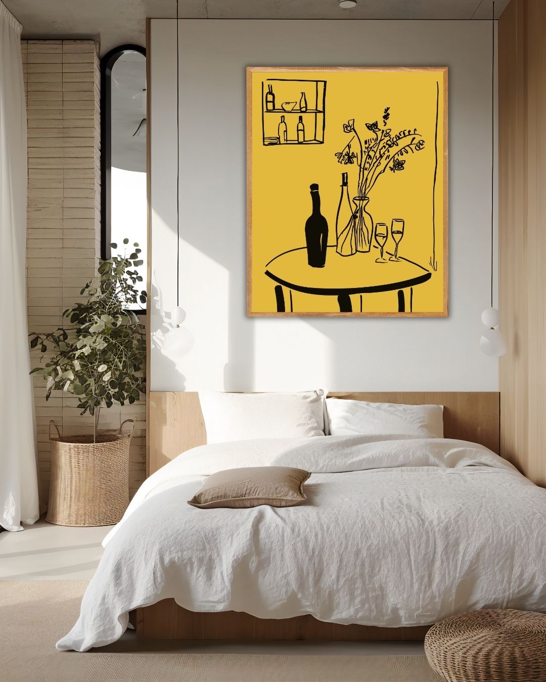 Elegantie van Simpliciteit – staande poster voor modern interieur