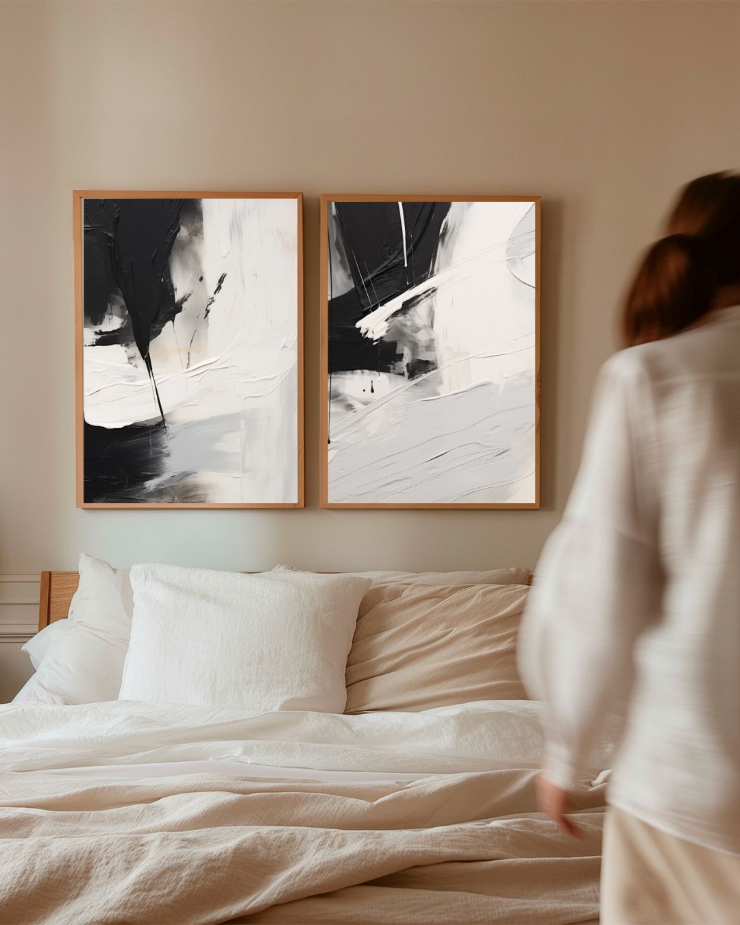 Monochrome Contrast Posterset – 2-luik posterset als wanddecoratie