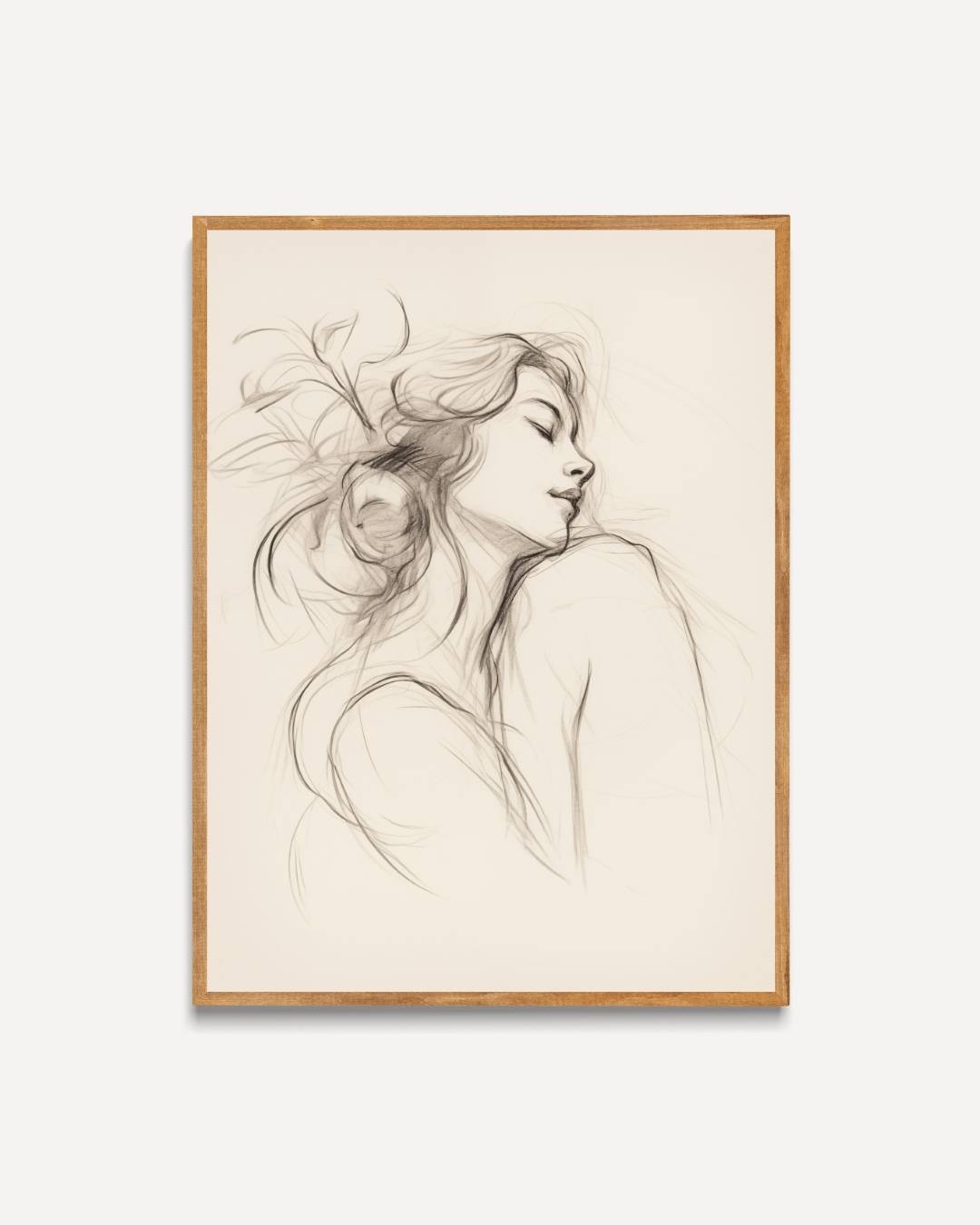 Dreamy portrait Poster – portret poster als wanddecoratie