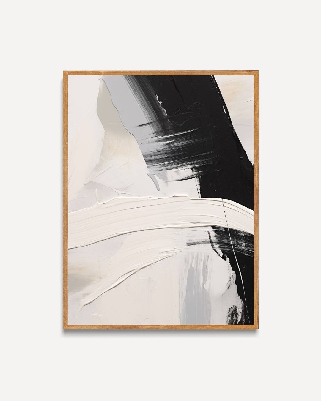 Monochrome abstract Poster – portret poster als wanddecoratie