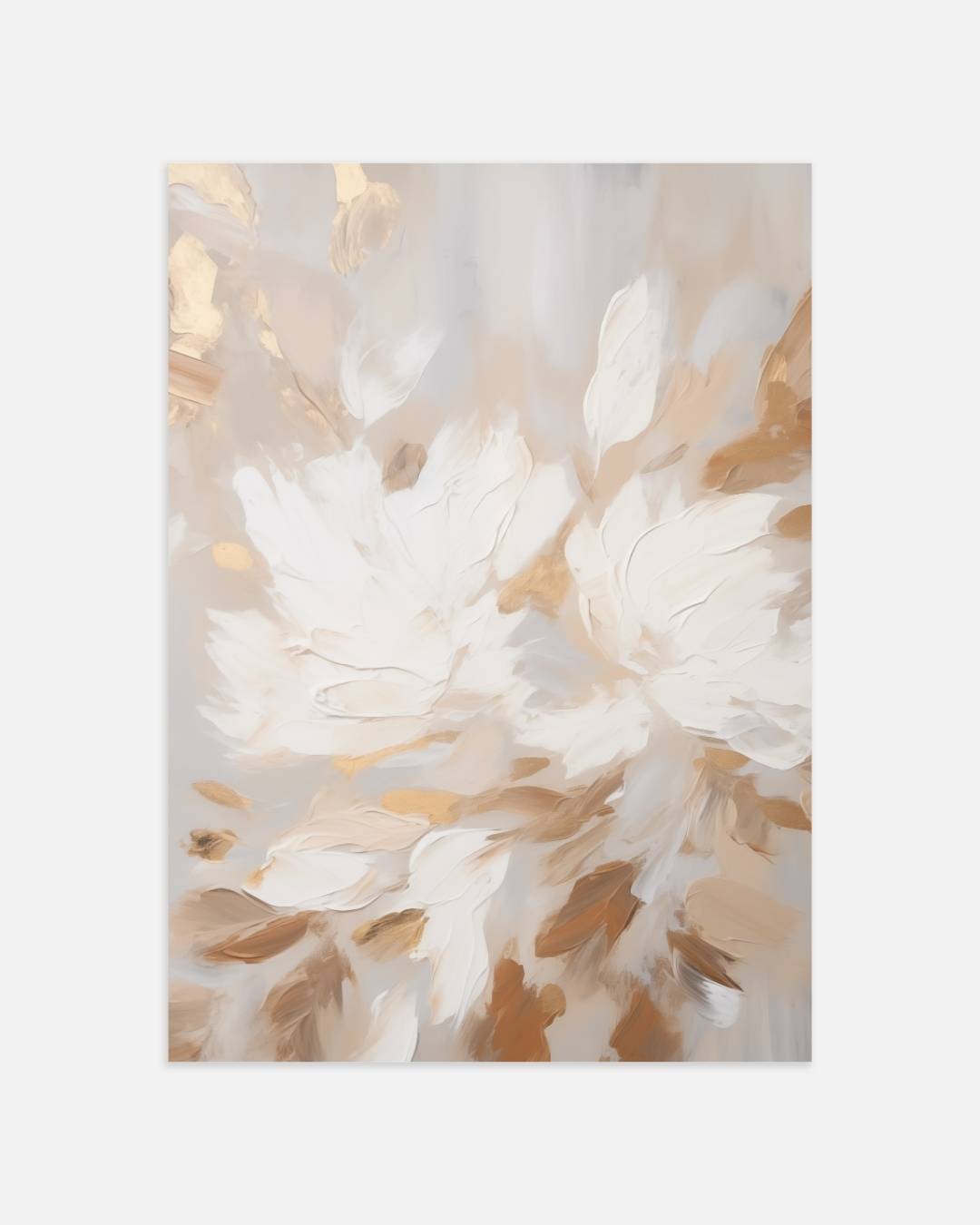 Zachte bloemendroom Poster – staande poster voor modern interieur