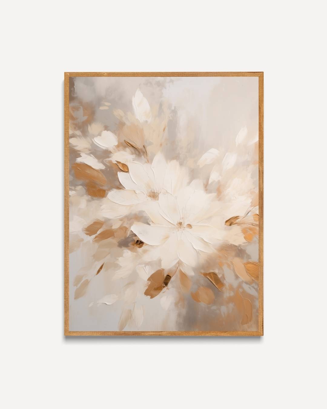 Zachte bloemendroom Poster – portret poster als wanddecoratie