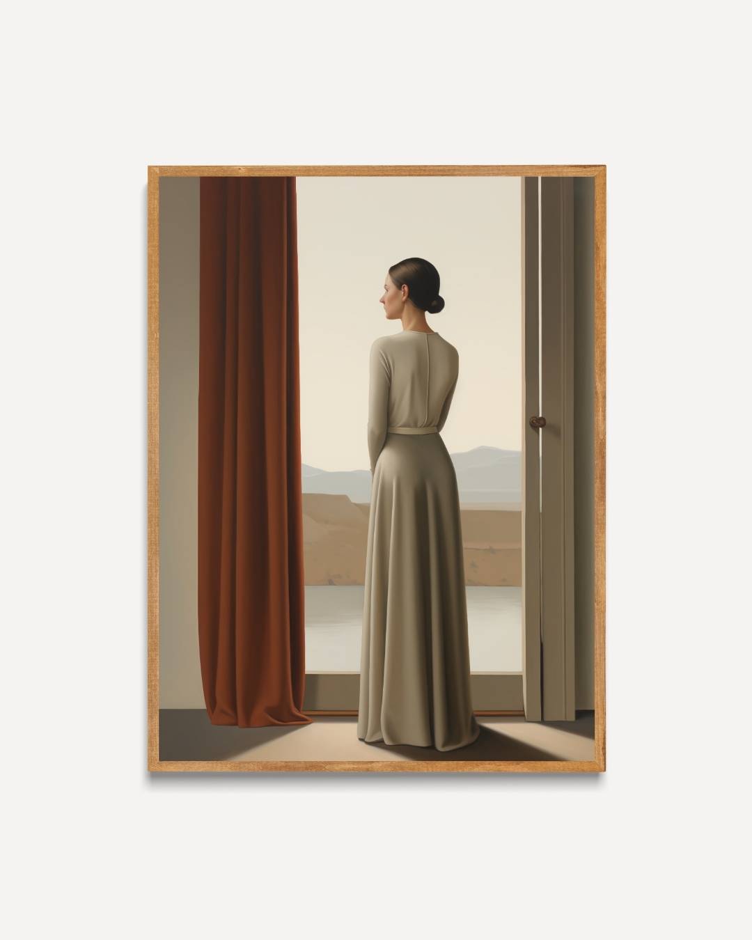 Serene elegance Poster – portret poster als wanddecoratie