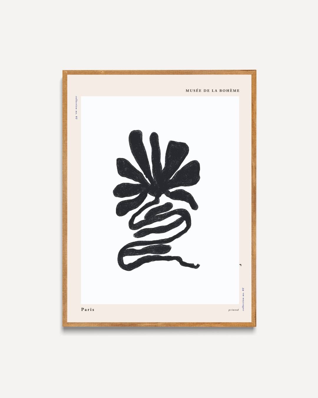 Abstracte natuur Poster – portret poster als wanddecoratie