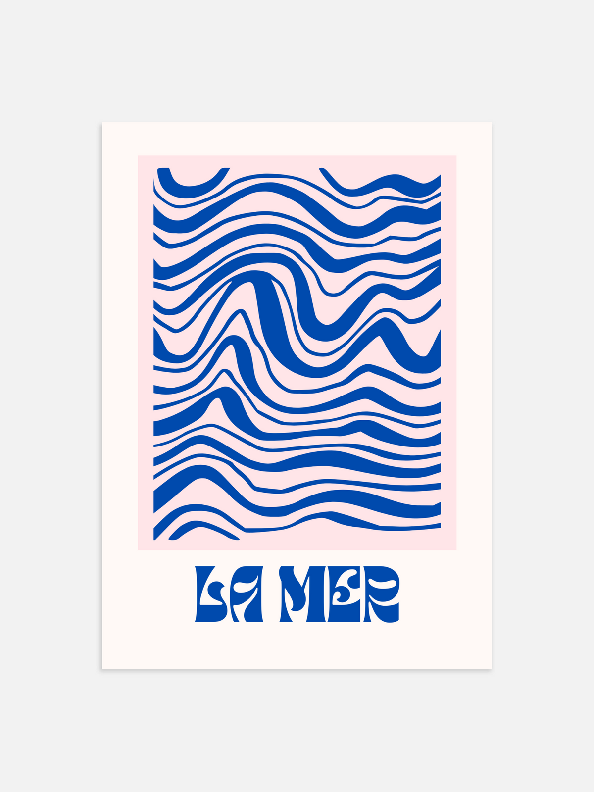 La mer Poster – portret poster als wanddecoratie