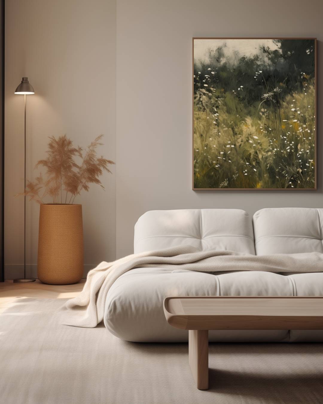 Wild grasland Poster – staande poster voor modern interieur