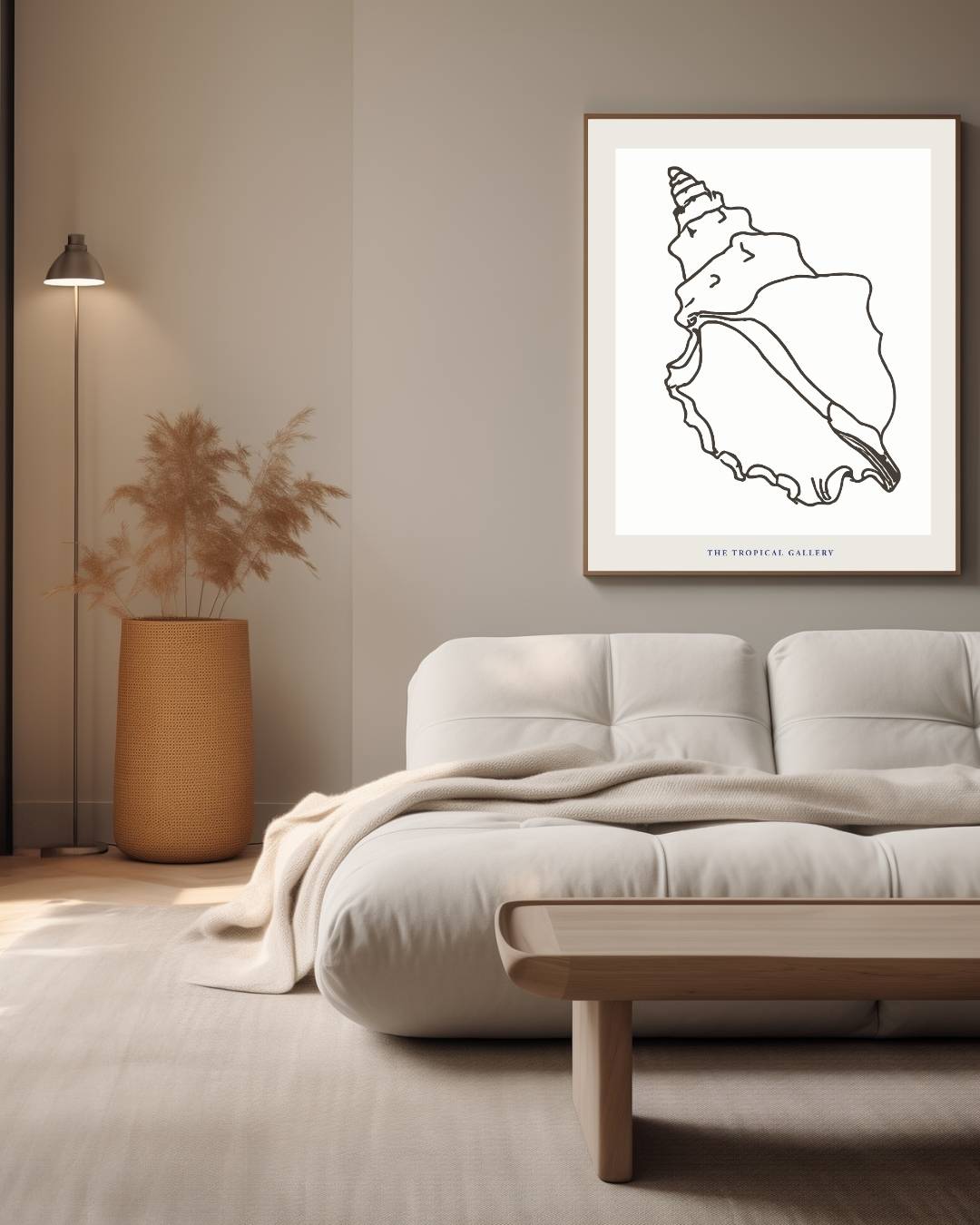 The tropical gallery Poster – staande poster voor modern interieur
