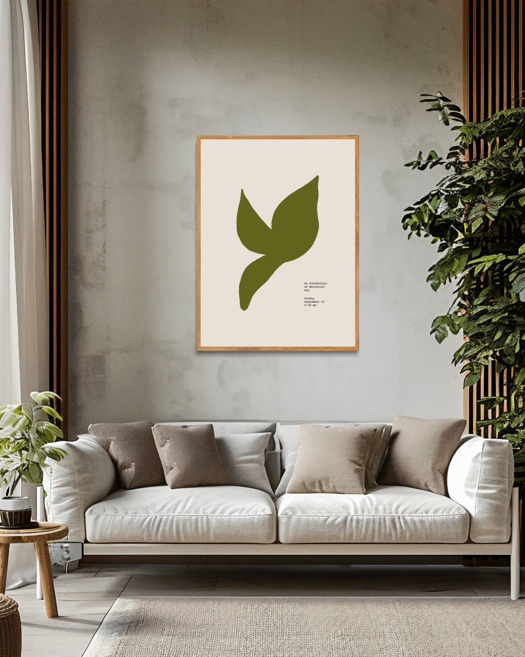 Abstracte maritieme vorm Poster – staande poster voor modern interieur