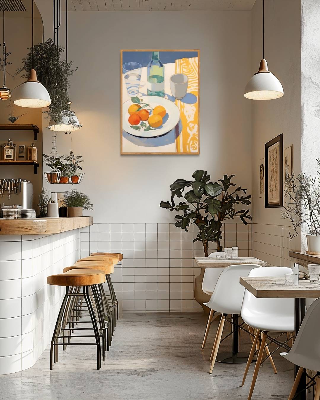 Stilleven met citrusvruchten Poster – staande poster voor modern interieur